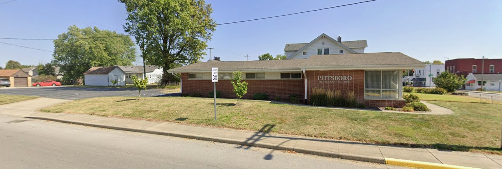 An exterior photo of Pittsboro Professional Building
